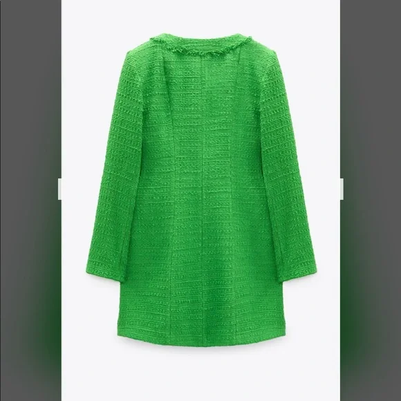 Zara Textured Weave Dress. New W/Tags. - Picture 9 of 12